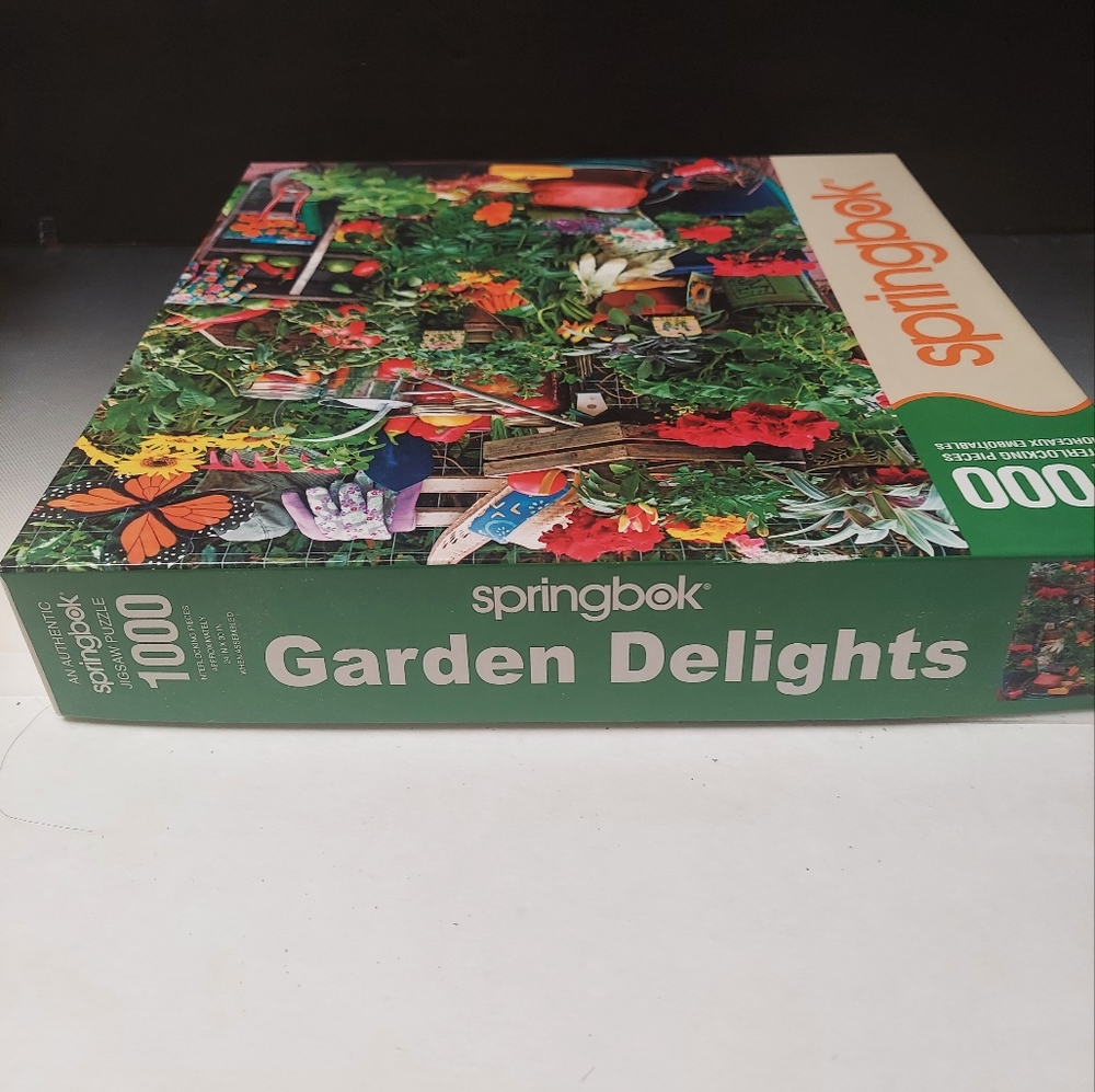 Springbok 1000pc puzzle garden delights 25in x 30in